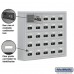 Salsbury Cell Phone Storage Locker - 5 Door High Unit (5 Inch Deep Compartments) - 25 A Doors - steel - Surface Mounted - Resettable Combination Locks